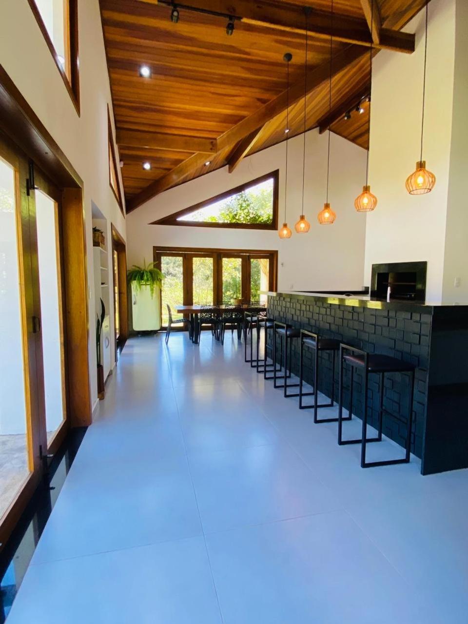Casa De Campo Com Piscina Jaguariaíva Esterno foto
